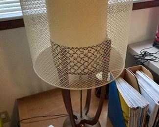 closeup of table lamp