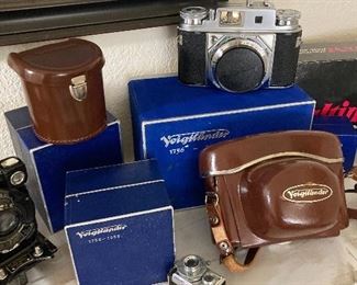 vintage Voigtlander camera set-MIB