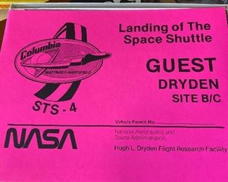 guest pass for Space shuttle