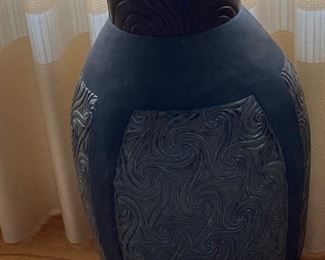 huge studio pottery piece-signed