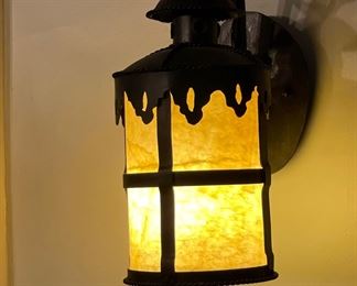 2 Alabaster  sconces