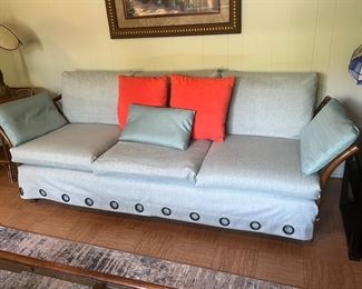 2 Bamboo/upholstered couches.....