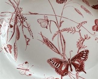 Spode butterfly plates