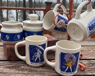 Morton’s Salt advertising coffee mugs