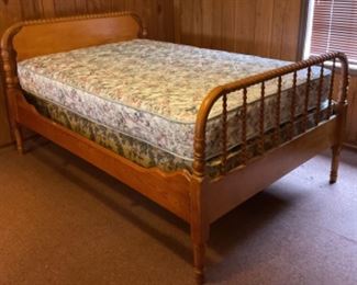 Vintage wood bed