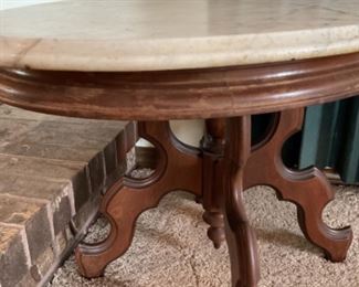  Marble top parlour table