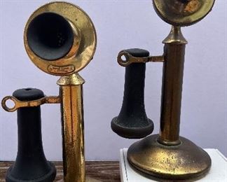 Antique phone pieces