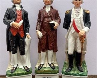 Founding fathers decanters 