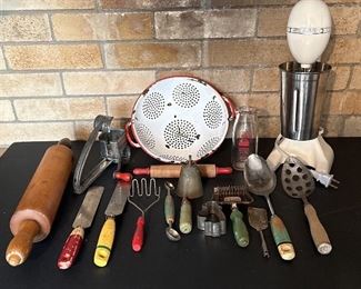 Vintage kitchen utensils