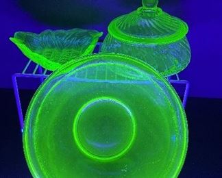 Uranium glass