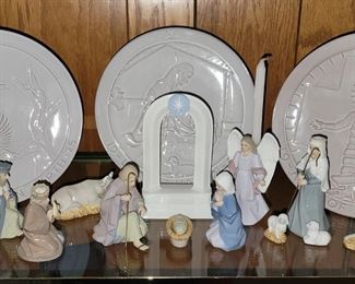 Frankoma Pottery and Hallmark Nativity