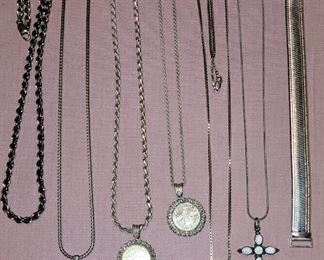 Sterling necklaces/bracelet