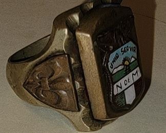 Vintage biker's ring