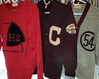 Vintage Letterman sweaters (Lincoln High School and Texas A&M Consolidated)
