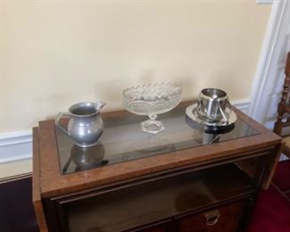 PEWTERWARE AND GLASS