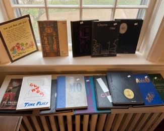 CLAYTON HIGH YEAR BOOKS
