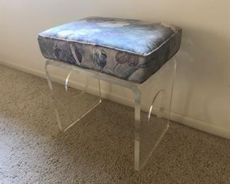 Lucite Stool