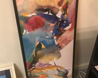 Watercolor - Palmate Panther By Peter Kitchell