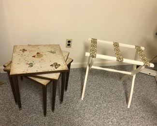 Nested Butterfly Tables, Luggage Rack