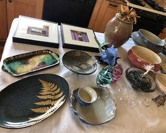 Pottery, Art Glass