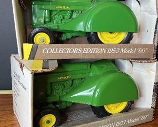 John Deere orchard toy tractors