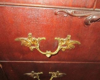 original hardware on dresser