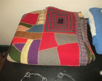 antique crazy quilt
