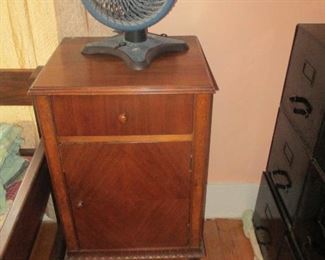 cabinet and fan