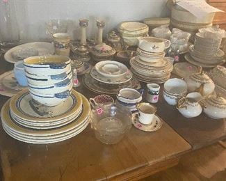 China, glassware, misc