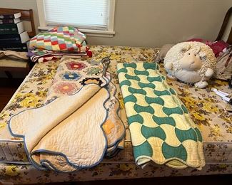 Hand Sewn quilts - excellent Condition