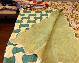 Hand Sewn quilts - excellent Condition