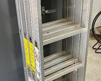 Climbtek multi section aluminum ladder