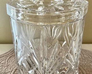 Crystal biscuit jar