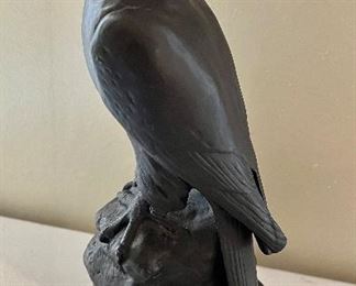 Falcon sculpture