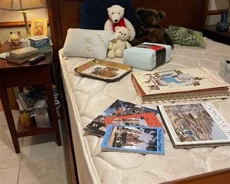 Galveston Books, NormanRockwell Book, Bed 