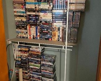 VHS Tapes, DVDs
