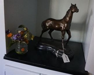 Horse statue