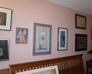 Native American art, Mission style headboard