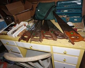 saws, desk