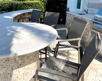 Frontgate Bar Height Outdoor Chairs