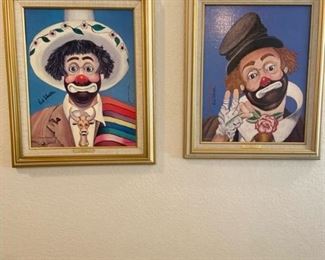 Red Skelton Lithograph: Signed, limited edition.