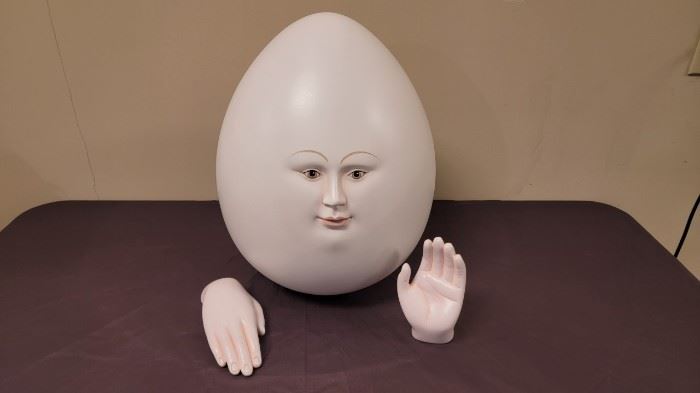 Sergio Bustamante Egg Sculpture