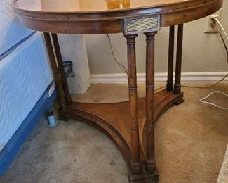 Round side table
22 inches high & 25 inches round