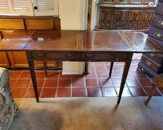 Stanley Desk with drop leaves
24x66 with leaves up
24x42 with leaves down