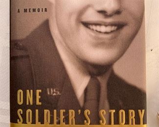 One Soldier’s Story by Bob Dole, HarperCollins, 3005. Enshrined by author. Fine condition. $75