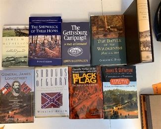 Collectible books on the Civil War. First editions. 