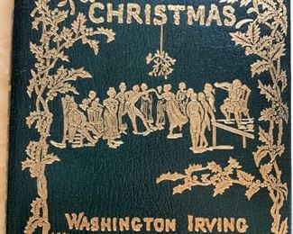 Old Christmas by Washington Irving, Sleepy Hollow Restorations, 1977. Used, fine condition. Like new. Leather. Facsimile edition of 1875 edition with illustrations by Caldecott. $45