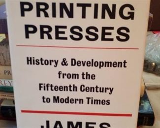 Printing Presses, By: James Moran, great condition with a jacket,  $60.00