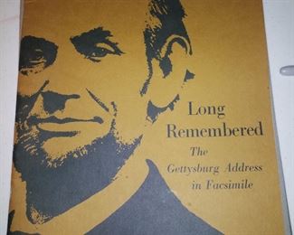 Long Remembered, The Gettysburg Addressin Facsimile 