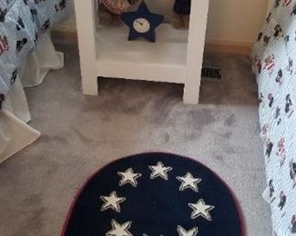 Red, white & blue decor